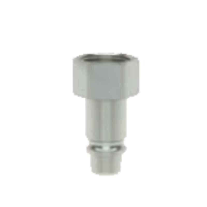 Ludecke ESAC12NIS G 1/2 Single Shut-off Parallel Female Thread Quick Connect Coupling with Plug