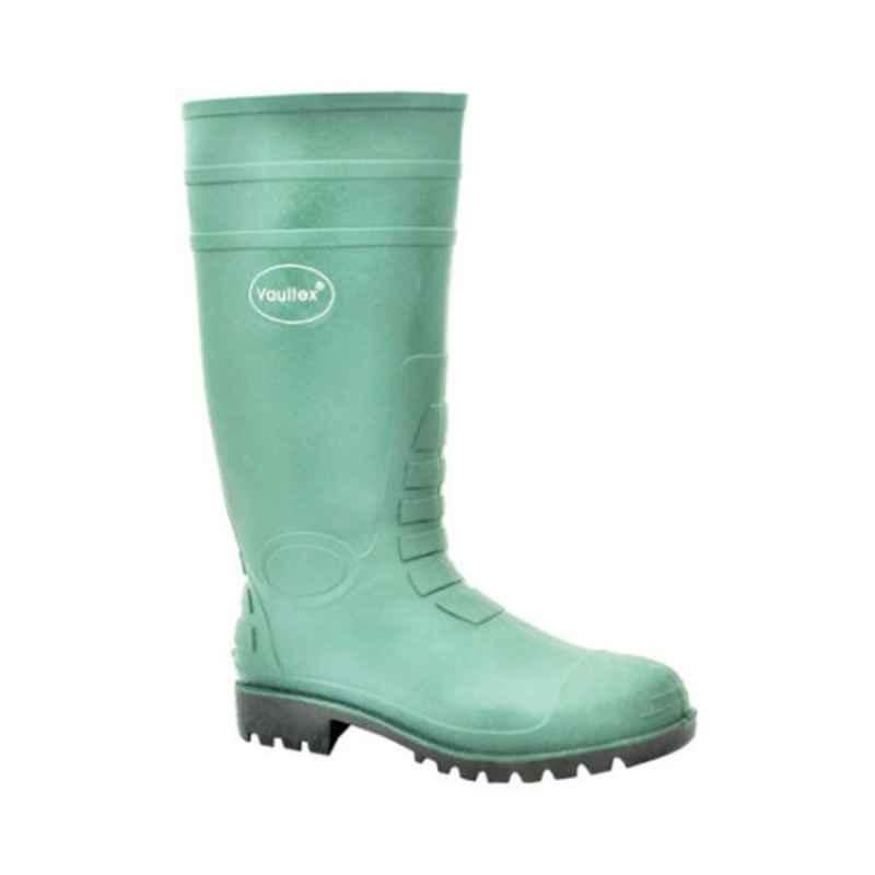 Vaultex Green Protective Gumboots, Size: EU 39, VAUL-RBG-39