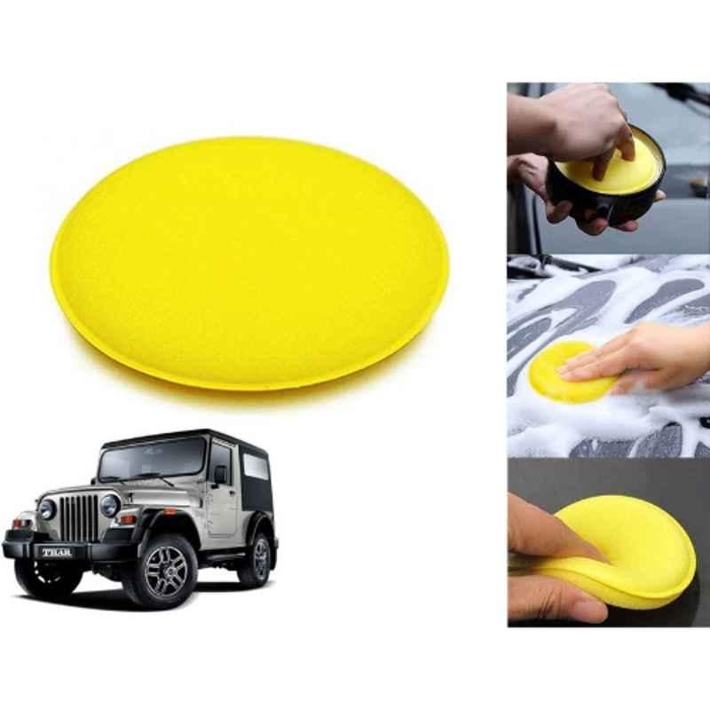 Auto Pearl Polyurethane Beige Washing & Waxing Polish Foam Sponge for Thar 2010-2019