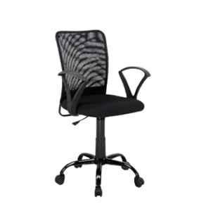 Classela Sigma Mesh Black Revolving Office Chair with 2 Years Warranty with Heavy Duty Metal Stand