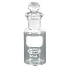 Glassco 25ml Glass Boro 3.3 Wide Amber Serialized Volumetric Flask, 131.236.04A (Pack of 5)