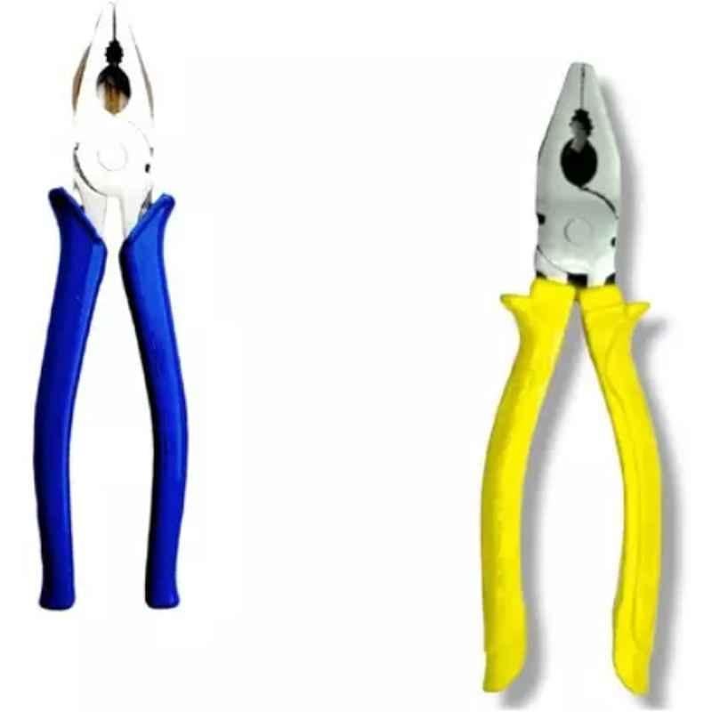 Sky Blue 2 Pcs 7.8 inch Lineman Plier Combo, SBE_PLIER_COMBO_MOD_00182