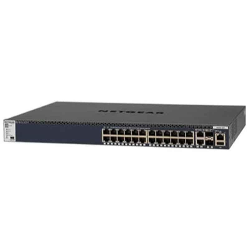 Netgear M4300 28G L3 24 Port Stackable Switch with 4 Dedicated 10G L3 Ports, GSM4328S