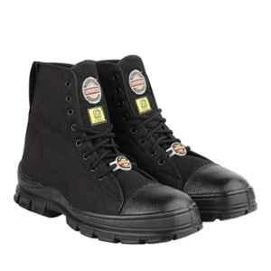 Liberty Warrior Jungle 88-46HSTG Leather Soft Toe Black Work Safety Boots, LB-W88-BLK, Size: 9