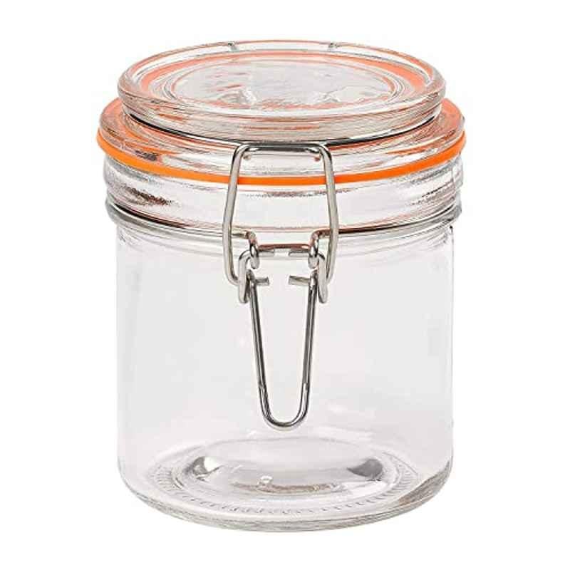 Tala 250ml Glass & Silicone Clear Clip Top Silicone Lid Lever Arm Terrine Jar