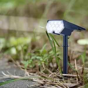 Gigalumi GL-702 20 LED 300lm Solar Landscape Spotlight with 2000mAh Li-ion Battery & 2W Polysilicon Panel for Yard, Garden, Driveway, Porch & Patio