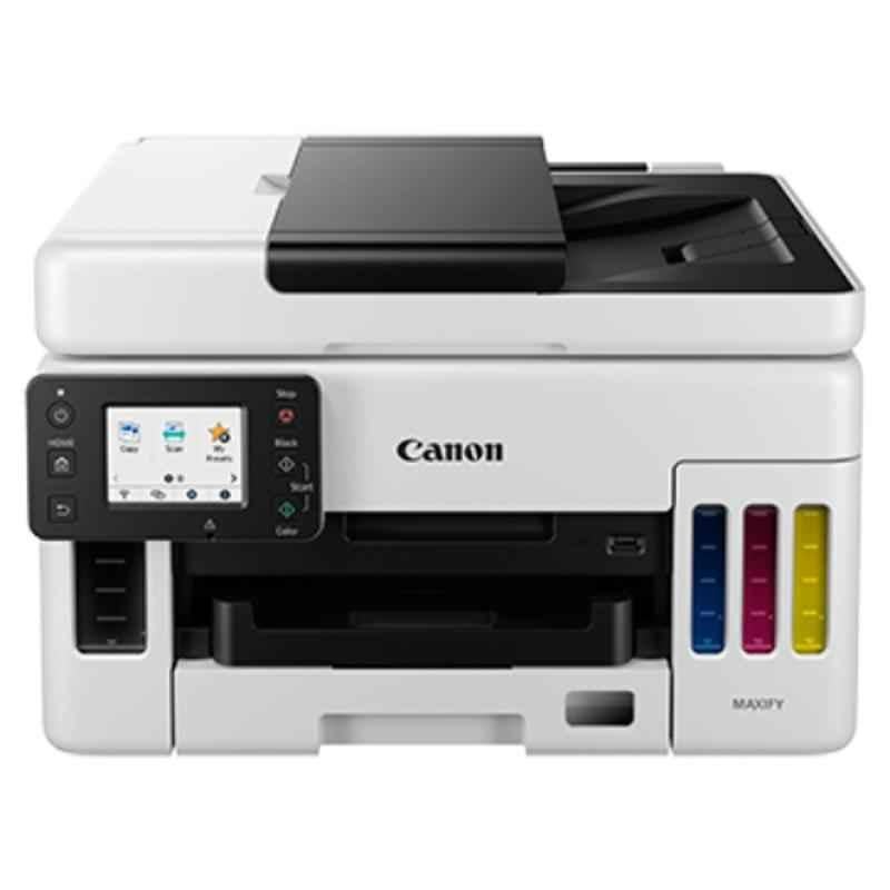 Canon MAXIFY GX6070 A4 Wi-Fi All-In-One Colour Ink Tank Photo Copier Machine with ADF & Duplex, 4470C012AC