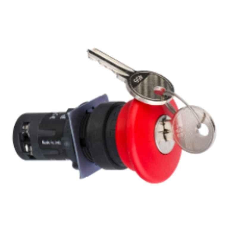 Schneider Harmony 24 VDC Yellow Square Monolithic Pilot Light with Integral LED, XB6ECV5BP