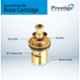 Prestige Slim Brass Chrome Finish 2 Way Angle Cock