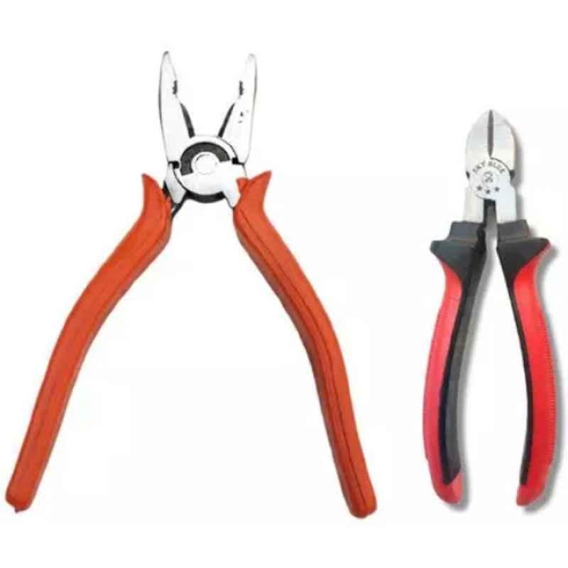 Sky Blue 2 Pcs 7.8 inch Groove Plier Combo, SBE_PLIER COMBO_454