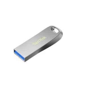 SanDisk 256GB Ultra Luxe USB 3.1 Silver Flash Drive, SDCZ74-256G-I35