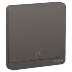 Schneider Electric AvatarOn 10A 250V Dark Grey Push Button for Doorbell, E8331BPL1_DG_G8