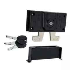 Harrison 195x95x27mm Iron Rolling ET Finish Center Shutter Lock with Computerized Key, 5519