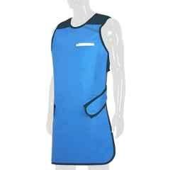 Spox 0.35mm Lead Vinyl Rubber Blue X-Ray Protection Apron, SXLA035MM1, Size: Free