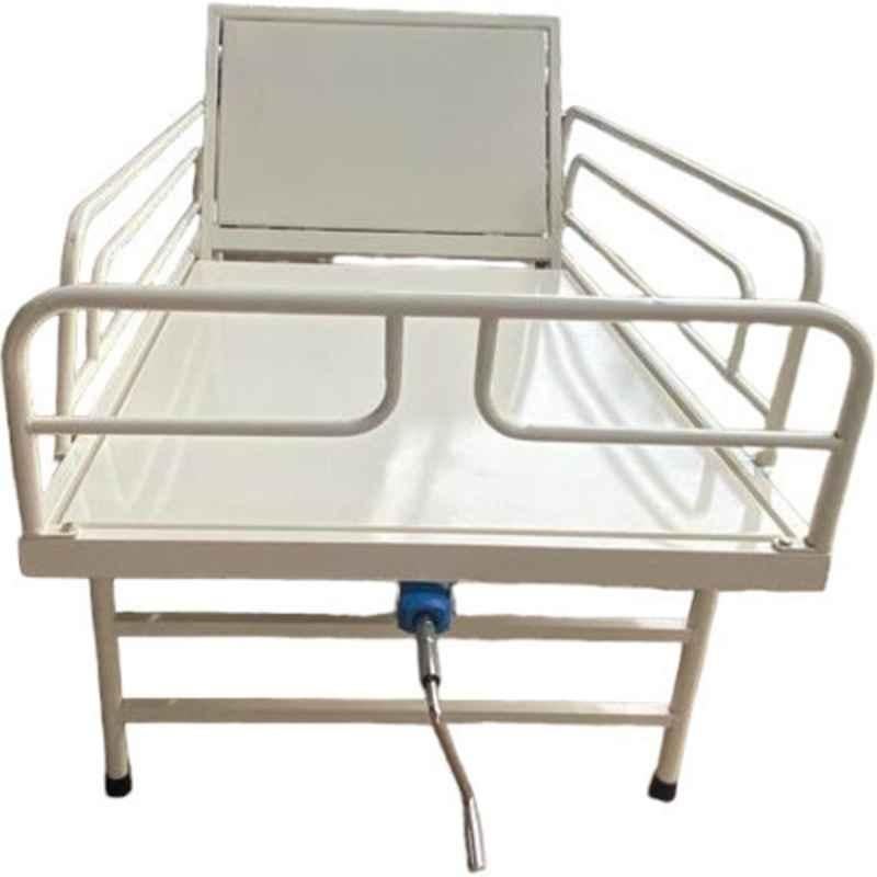Apoyo 180x90x40cm Iron Manual Semi Fowler Hospital Bed with Mild Steel Railings