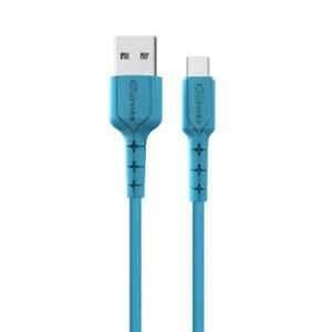 Portronics Konnect Star 2.4A Blue 1.2m Micro USB Cable, POR-227