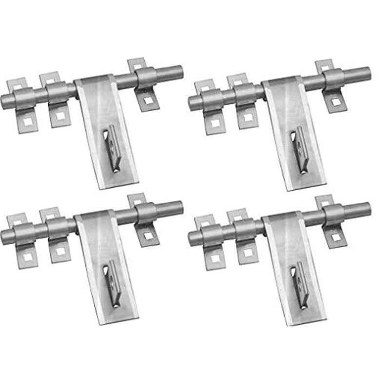 Smart Shophar 10 inch Stainless Steel Silver Lotus Aldrop, SHA40AL-LOTU-SL10-P4 (Pack of 4)