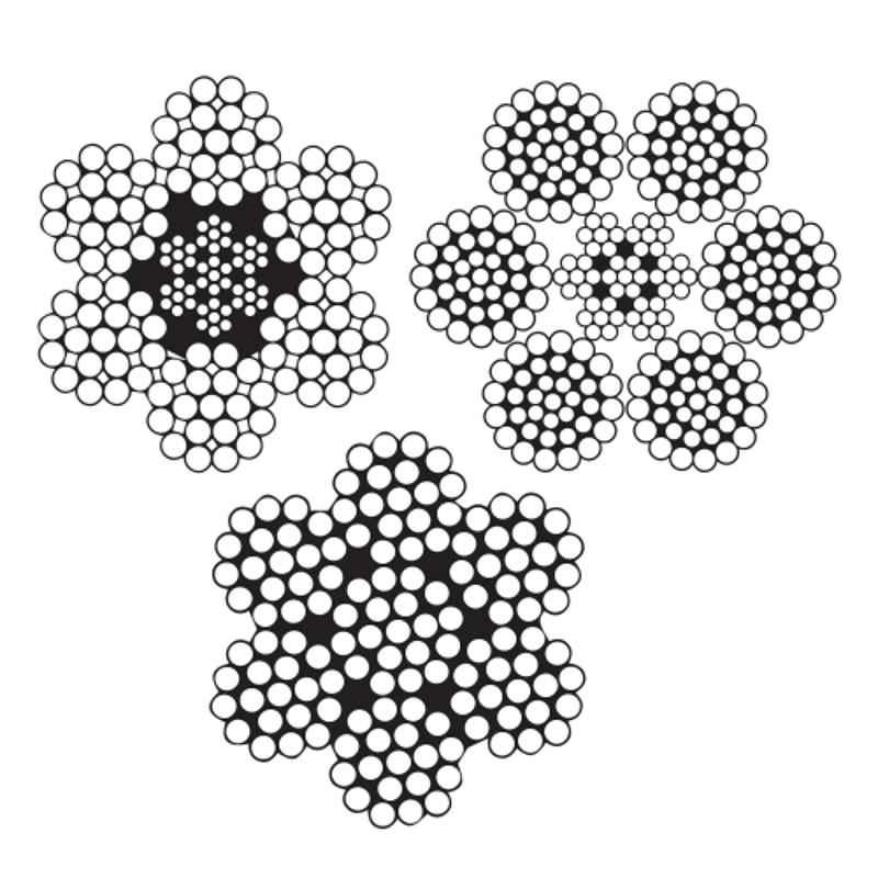 Lifmex 18mm 6x36 IWRC Steel Core Wire Rope, Breaking Load: 204 kN at 1770N/mm2