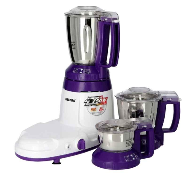 Geepas 750W Stainless Steel 3 In 1 Mixer Grinder�, GSB44067