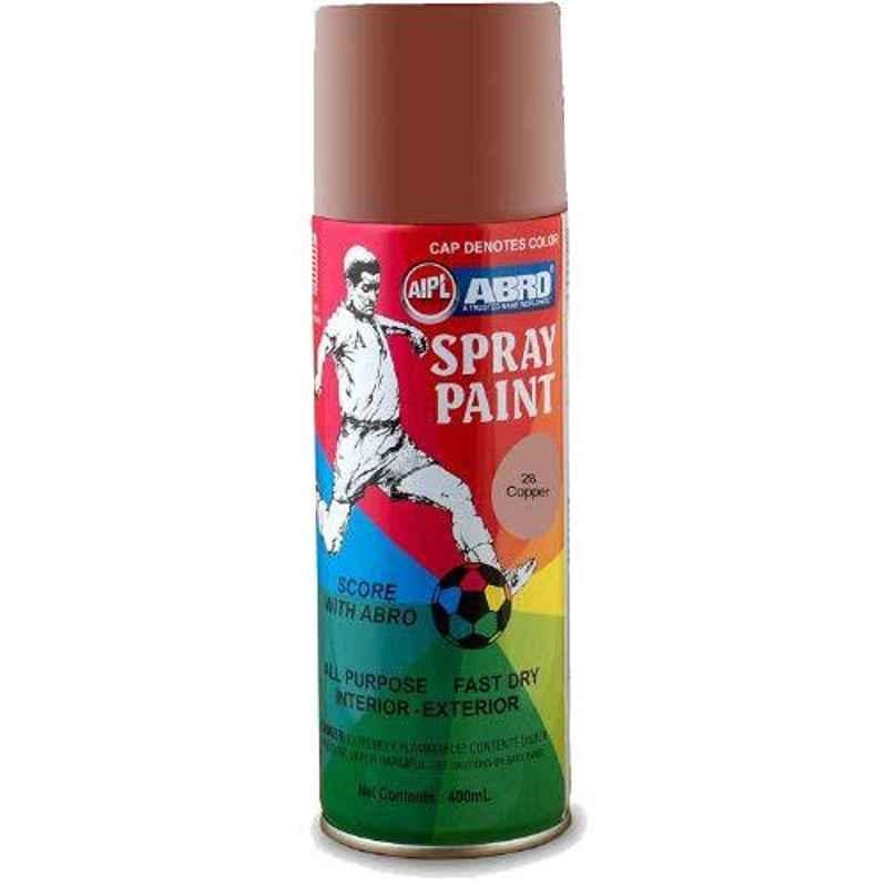 Abro SP-028-301 400ml Multipurpose Copper Colour Spray Paint for Cars & Bikes