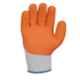 Karam HS-11 Latex Orange & White Hand Gloves, Size: M (Pack of 10)