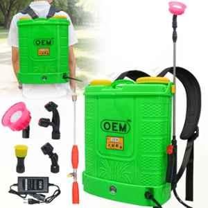 OEM 14A 12V 20 Litre Plastic Double Motor Battery Operated Sprayer for Agriculture