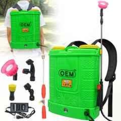 OEM 14A 12V 20 Litre Plastic Double Motor Battery Operated Sprayer for Agriculture