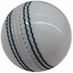 Matrica Leather Standard White Professional Grade Impact Cricket Ball for Club Play
