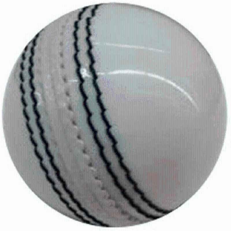 Matrica Leather Standard White Professional Grade Impact Cricket Ball for Club Play