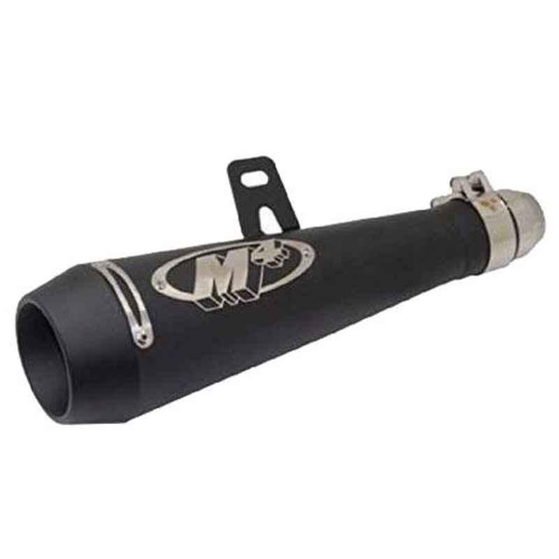 RA Accessories BIGM4 Mild Steel Bike Exhaust for Bajaj Enticer 125
