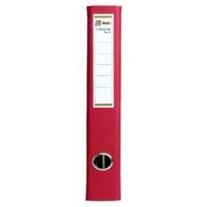 Bindex Red Office D Ring Binder File, BNX20A2-Red (Pack of 2)