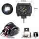 JBRIDERZBike 6 Led 18W, 2 Pcs Set Cree Fog Light With Switch For Honda Shine New