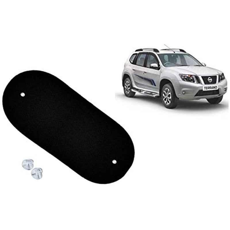 Auto Pearl 4 Pcs PVC & Mesh Black Window Side Sun Shade Set for Nissan Terrano, Chipkoo_BlkRear_Terrano