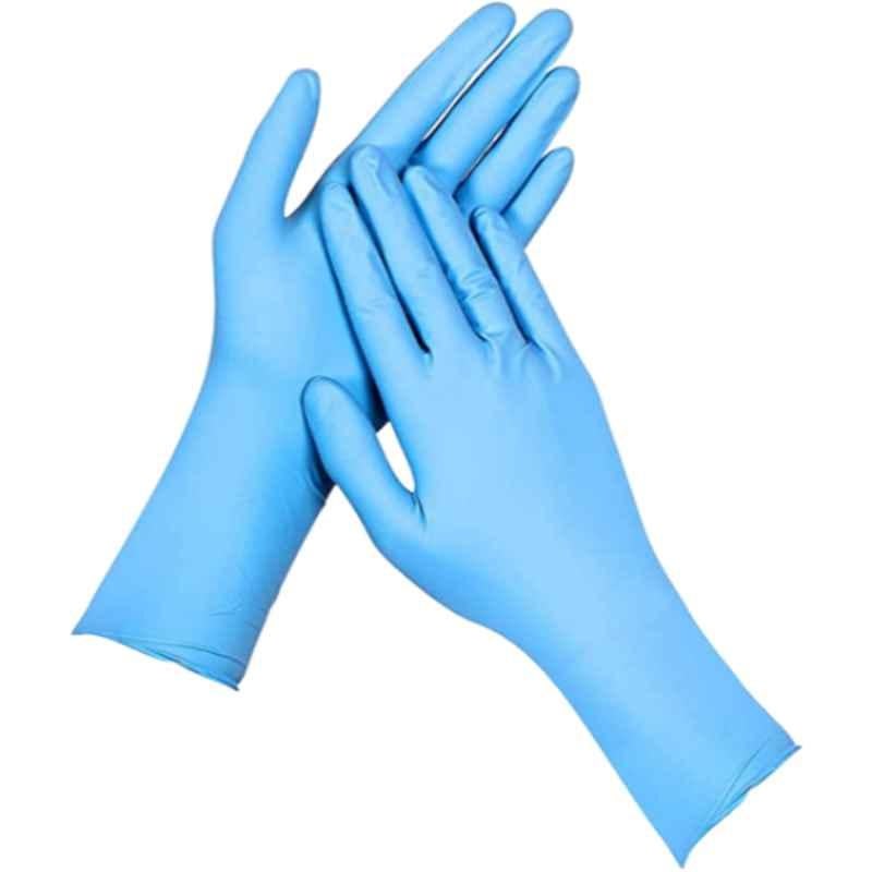 Honeywell HW-ING411M Nitrile Powder Free Disposable Exam Gloves, Size: Medium (Pack of 100)