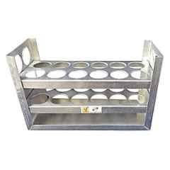 Lab Junction 15mm 12 Hole Aluminium Test Tube Stand, LJ-1503