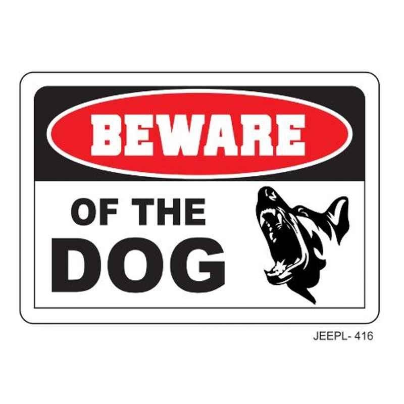 Jeepl Beware of the Dog Sticker, jeepl-416