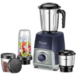 Skystar Navystrom 750W ABS Blue & Grey Mixer Grinder with 4 Jars & 2 Years Warranty
