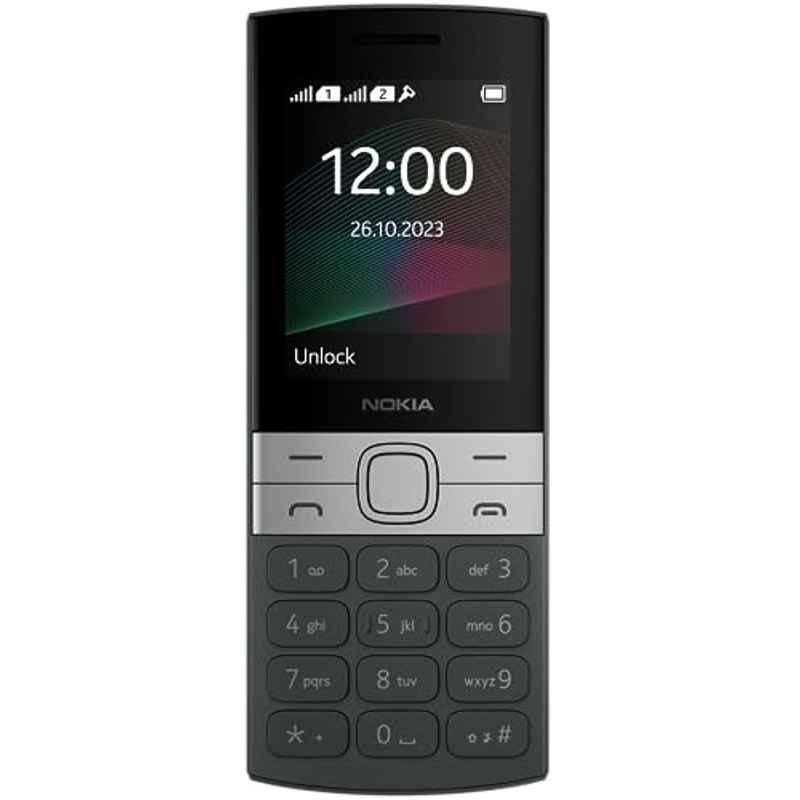 Nokia 150 2.4 inch 2G Black Dual Sim Premium Keypad Feature Phone, DS_1582