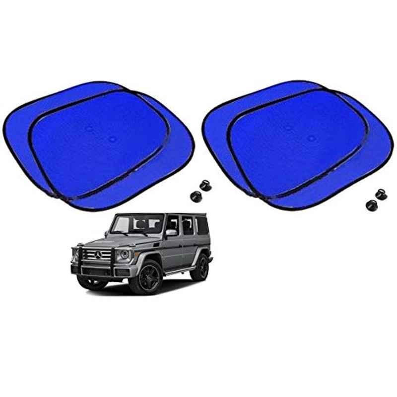 Kozdiko 4 Pcs Blue Chipkoo Car Window Sunshade Curtain Set for Mercedes Benz G-Class, koz_82875