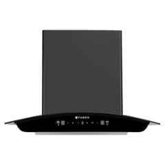 Faber Sunny 1400m3/hr 60cm Black Heat Autoclean Wall Mounting Chimney, 330.0738.724