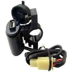 AOW Bike Mobile Phone USB Charger Power Adapter 12v (Waterproof) for Bajaj Pulsar 180 DTS-i