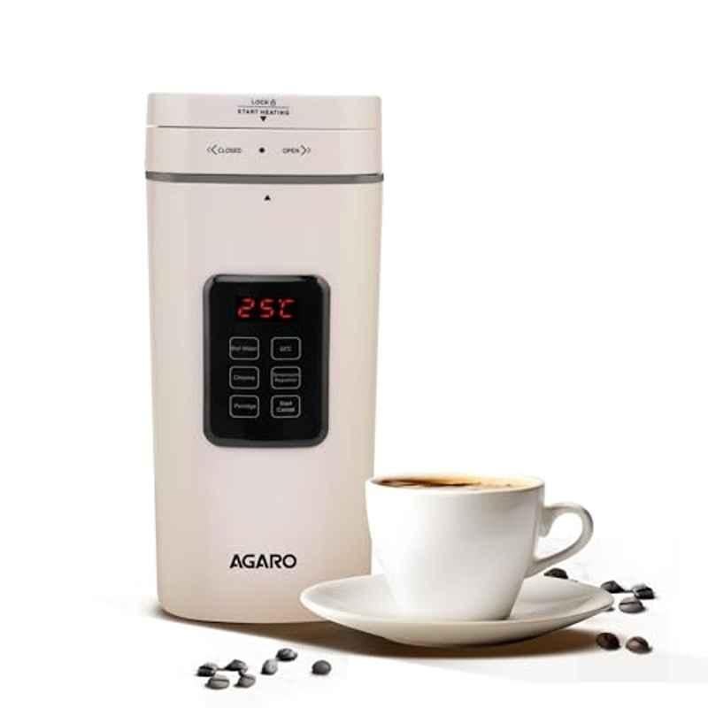 AGARO Delite 300W 500ml Plastic White Portable Electric Kettle, 34146
