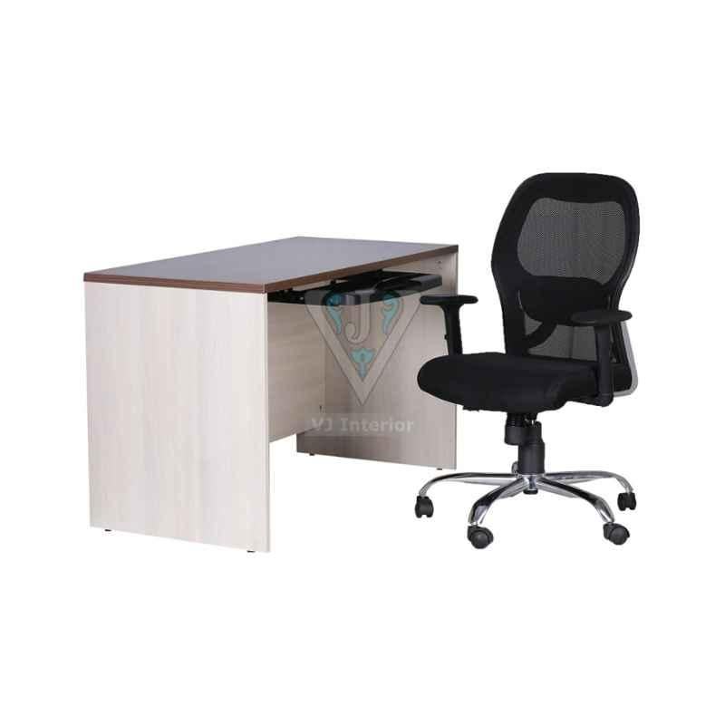 VJ Interior 4x2x2.5 inch Computer Table With Chair, VJ-1731