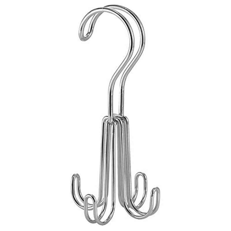 iDesign Classico Stainless Steel Chrome Hook Rod with 4 Hooks, 6520
