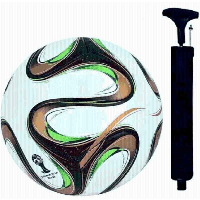 PRO Sports Brazuca Final Rio Football with Pump Football, Size: 5 (Pack of 2)