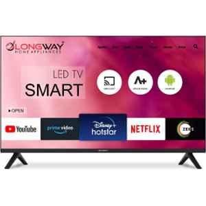 Longway 43 inch Black HD Frameless Smart LED TV, LW43SFL01HD