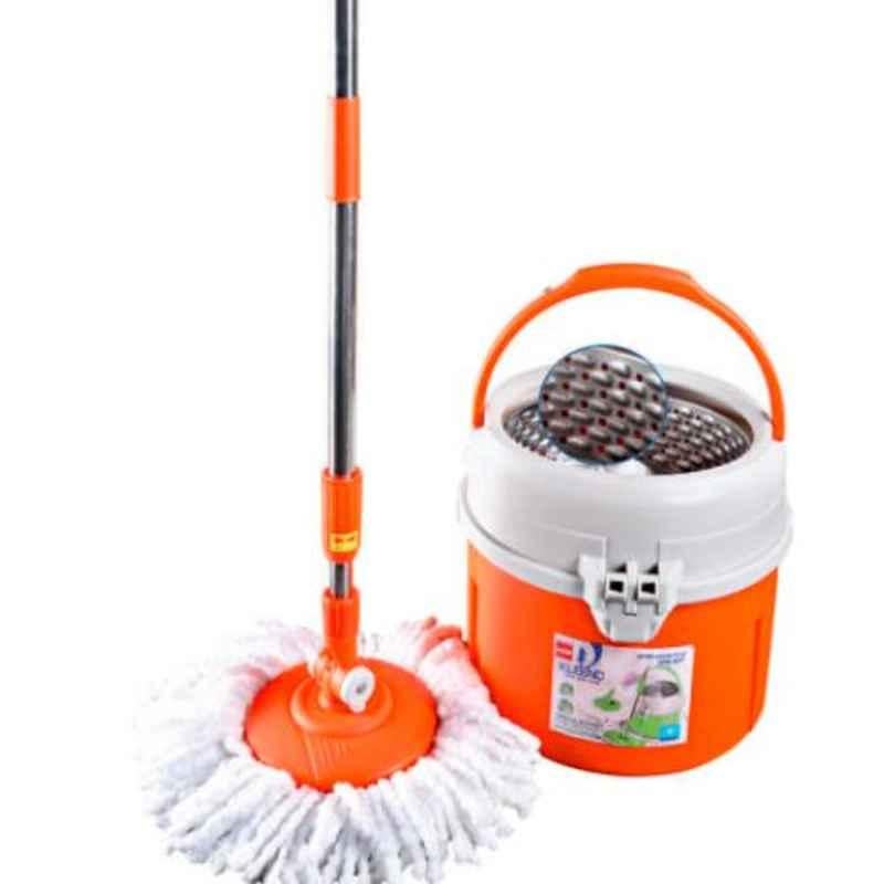 Kleeno Orange Ultra Clean Spin Mop, 8901372116325