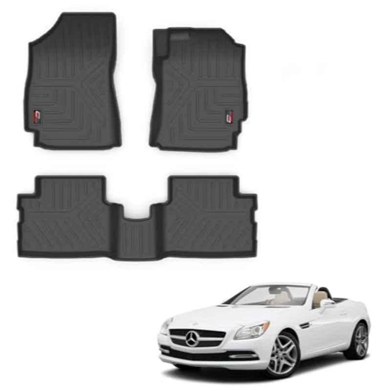 Kozdiko Thermoplastic Polyolefins 3D Life Long Car Floor Mat Set for Mercedes Benz SLK Class