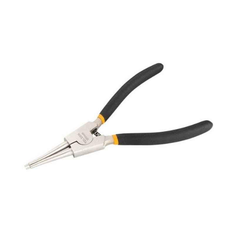 Tolsen 178mm High Quality Steel Nickle Plated Straight External Circlip Plier,10087