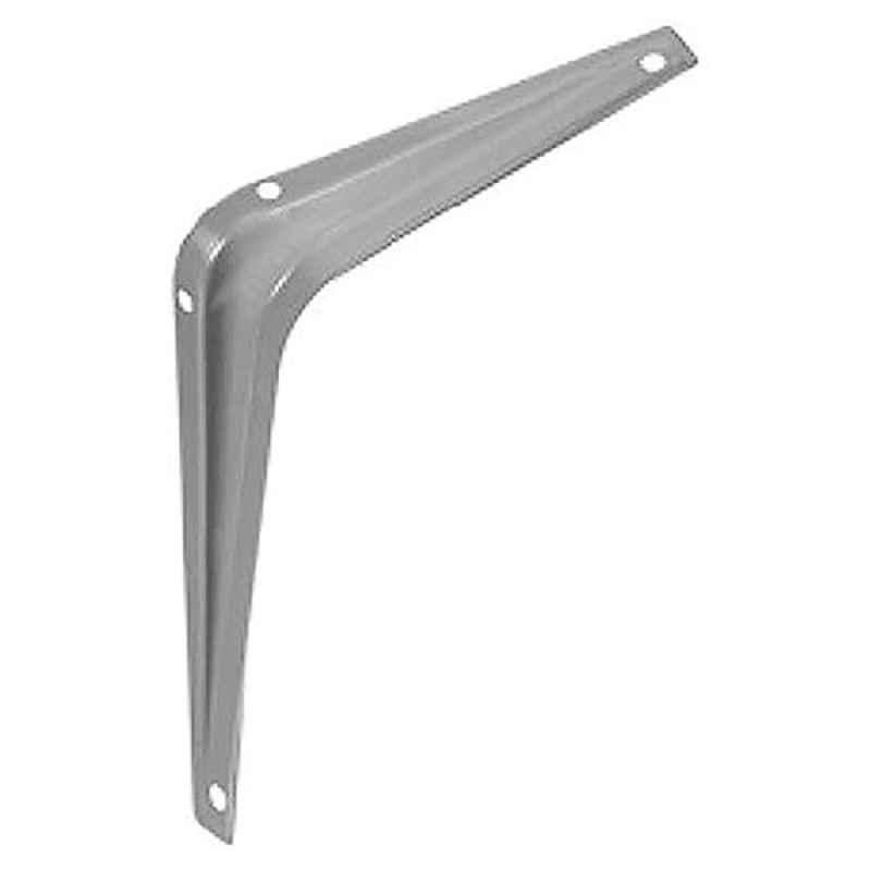 National Hardware 10/12 inch Stainless Steel Grey Shelf Bracket, N171-082